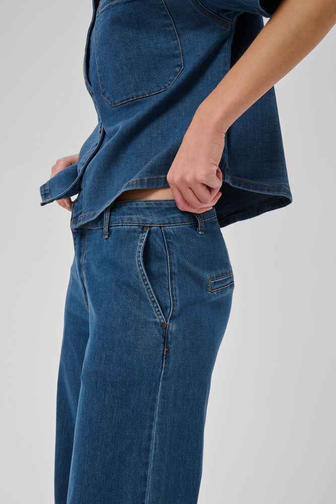 Jeans Wide MWMonty 115 - Medium Clear Blue Wash