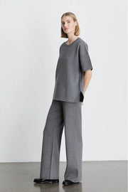 Kalan knit pants - Grey Heartmade