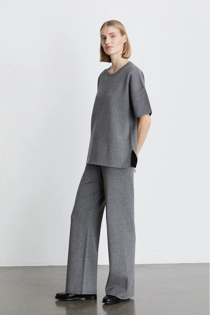 Kalan knit pants - Grey Heartmade