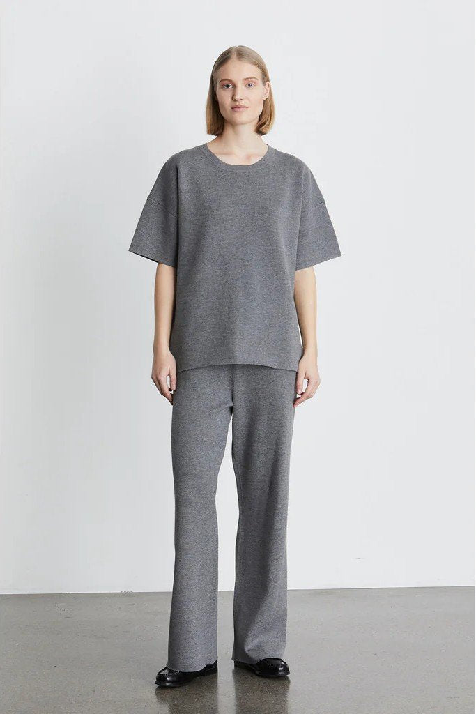 Kalan knit pants - Grey Heartmade