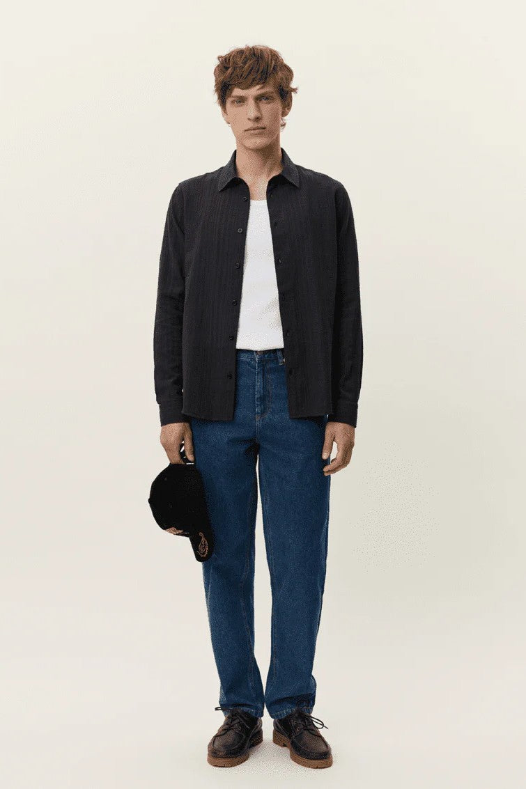 Kash Stripe Structure Shirt Les Deux