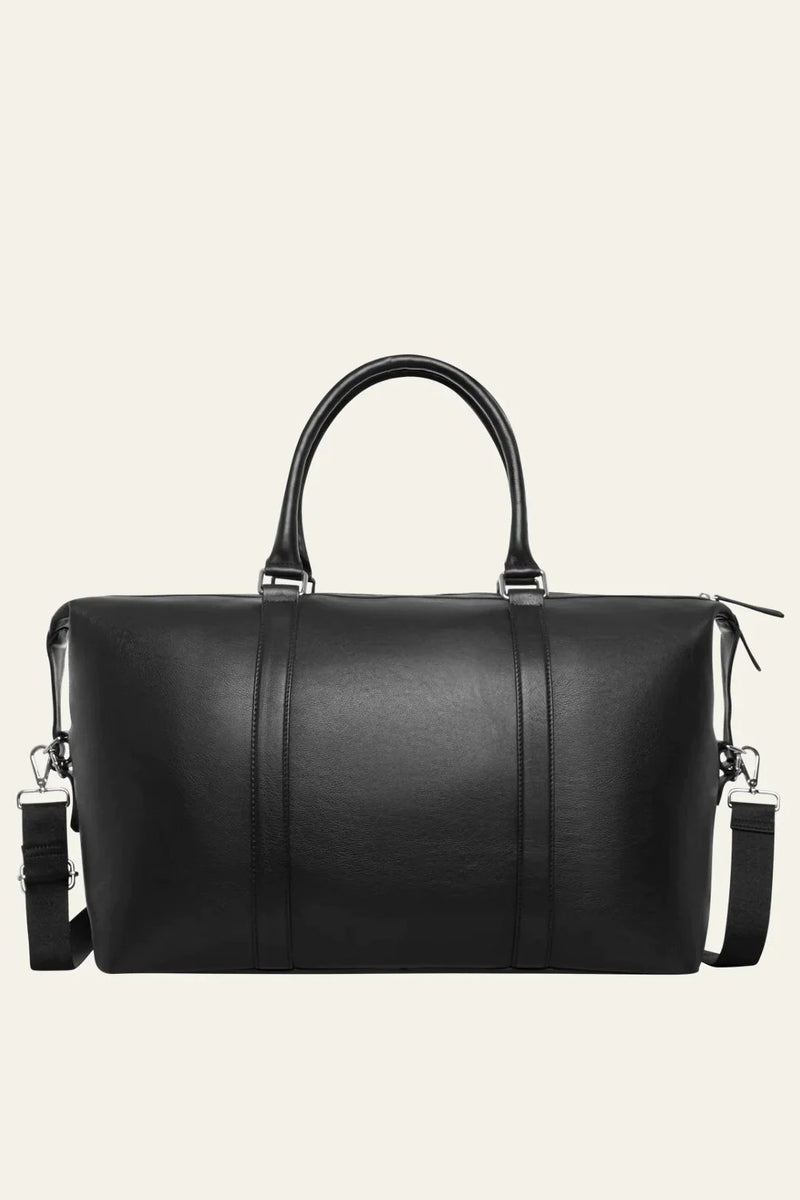 Leather Weekend Bag (Black)
