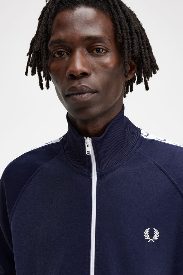 TAPED TRACK JACKET Carbon Blue