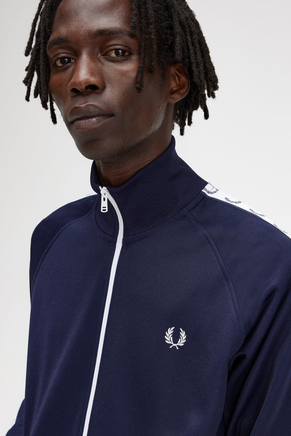 TAPED TRACK JACKET Carbon Blue