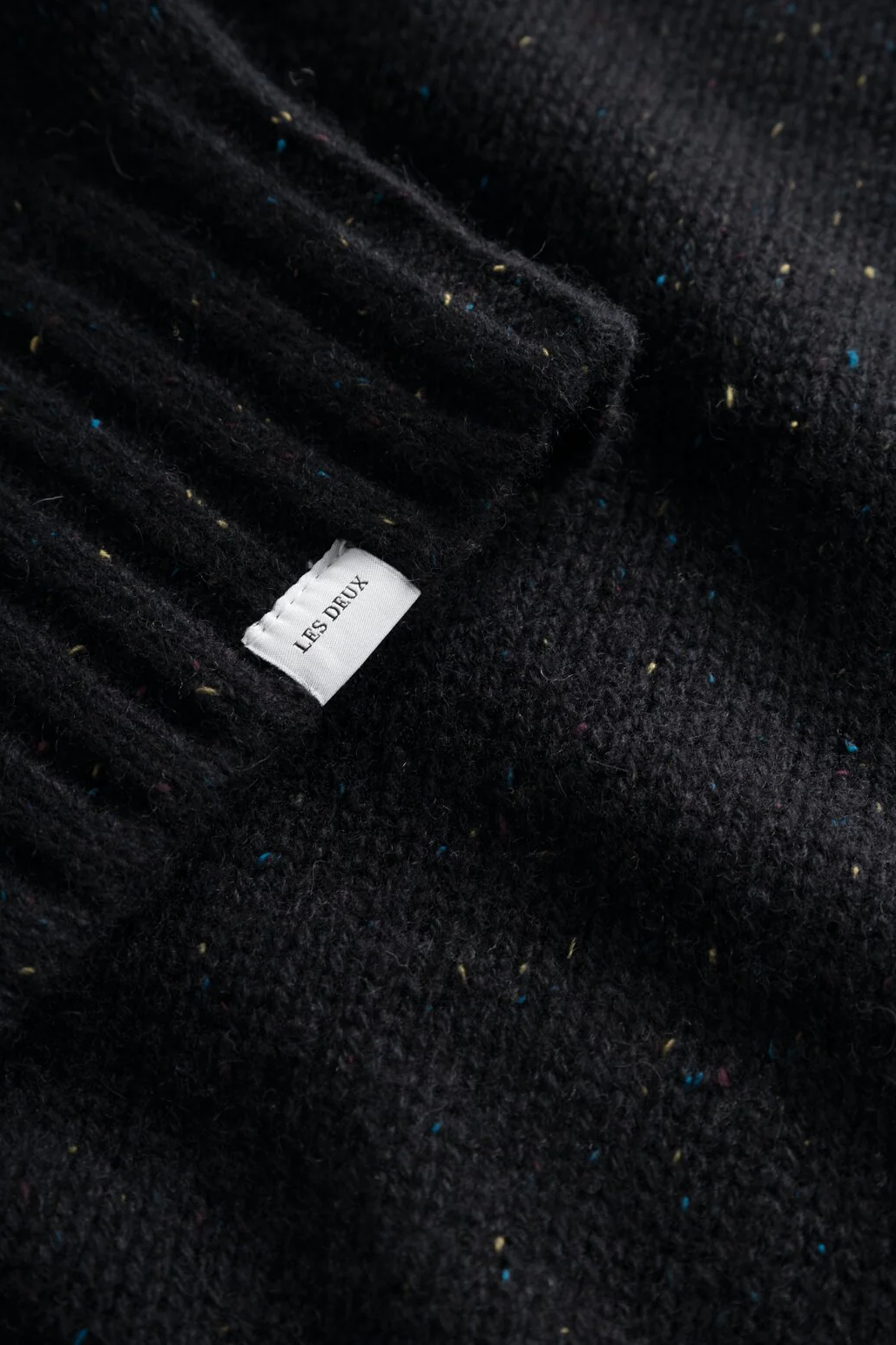 Gary Fleck Wool Roundneck (Black) Les Deux
