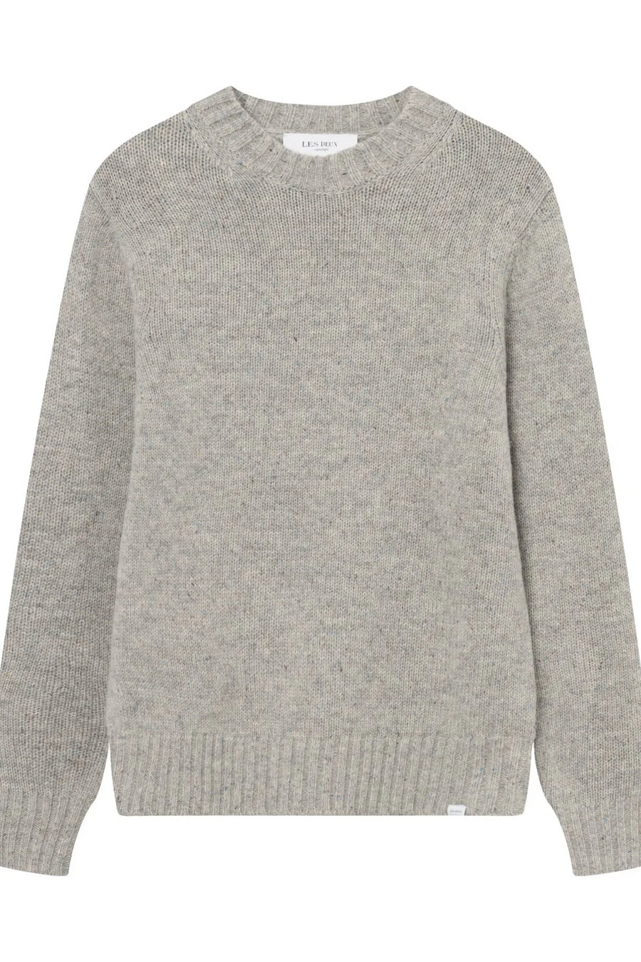  Gary Fleck Wool Roundneck (Grey Melange) 