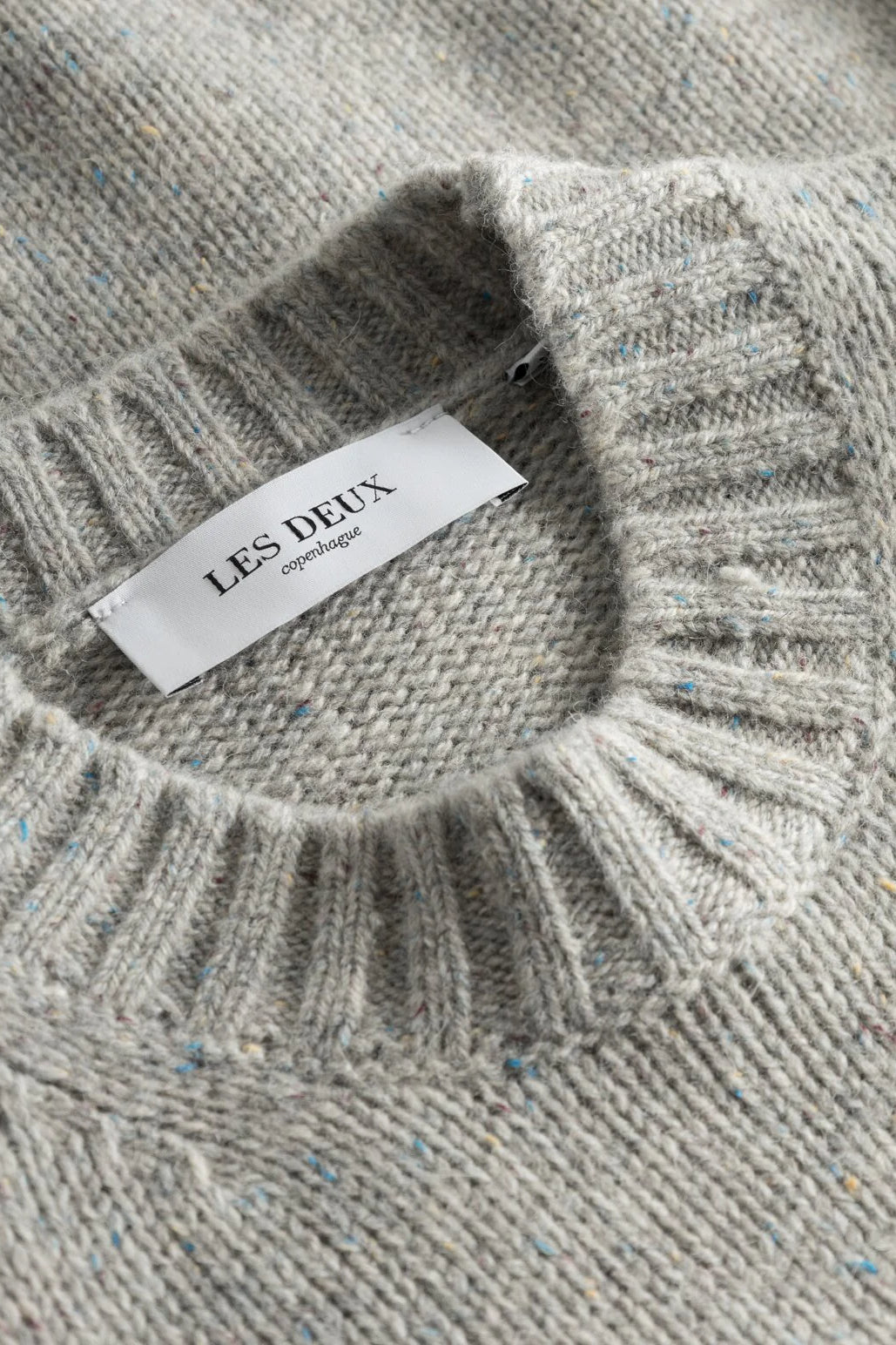 Gary Fleck Wool Roundneck (Grey Melange)