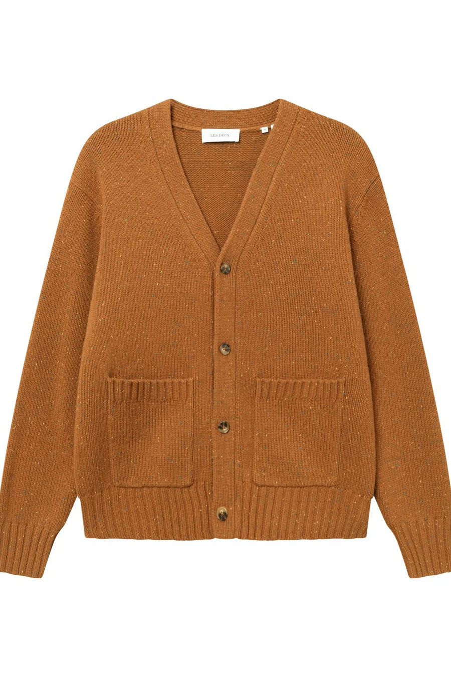 Gary Fleck Wool Cardigan (Dark Ochre)