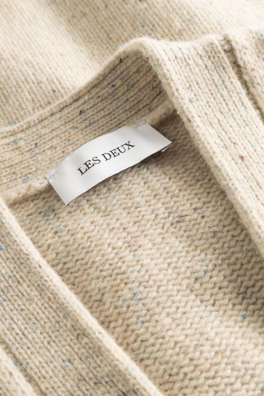 Gary Fleck Wool Cardigan (Light Sand)