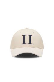 Baseball Cap Suede II (ivory/dark navy) Les Deux