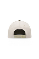 Baseball Cap Contrast Suede (light desert sand/forest green) Les Deux