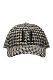 Houndstooth Wool Baseball Cap