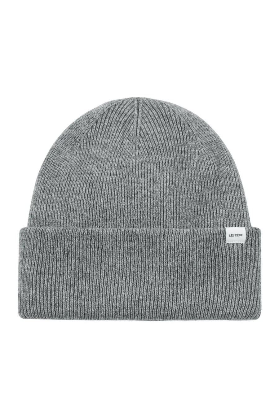 Wayne Wool Beanie (Grey Melange)