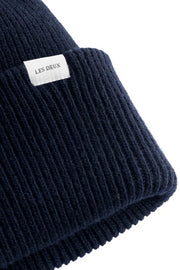 Wayne Wool Beanie (Dark Navy)