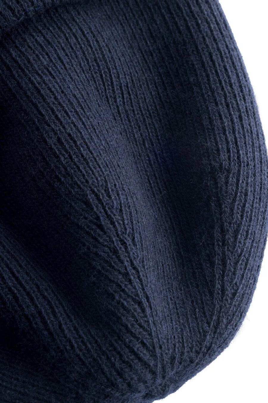 Wayne Wool Beanie (Dark Navy)