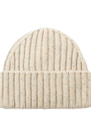 Wells Fleck Rib Beanie (Light Sand)