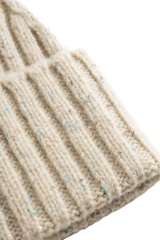 Wells Fleck Rib Beanie (Light Sand)