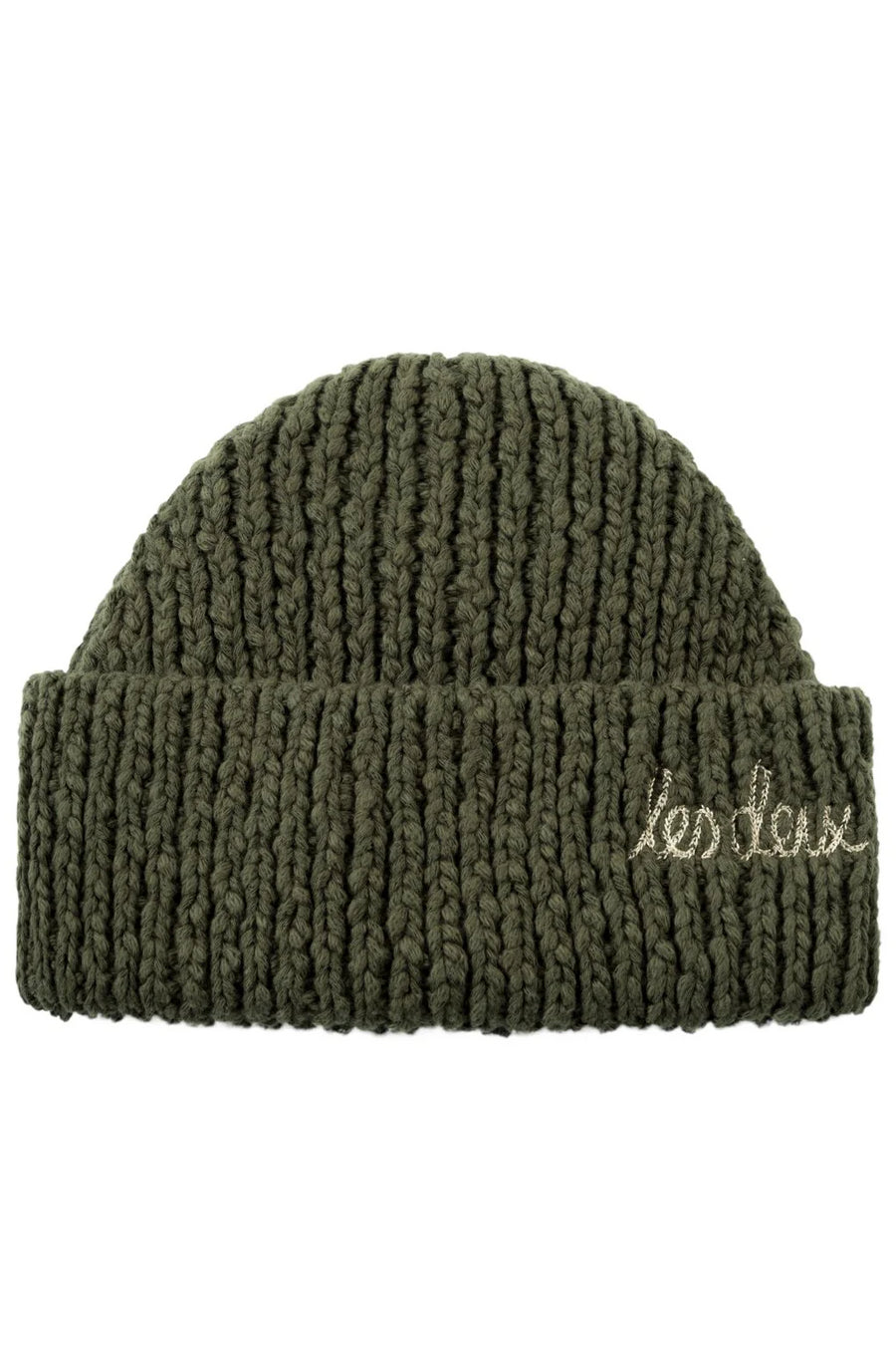 Errol Cotton Beanie (Olive Night)