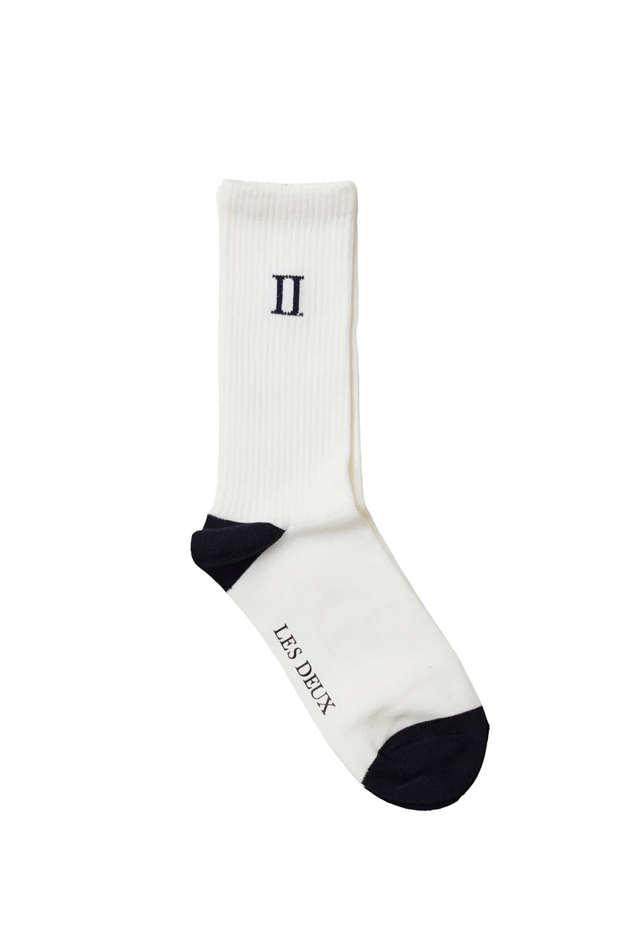 William 2-Pack Socks - (Off White/Navy) Les Deux