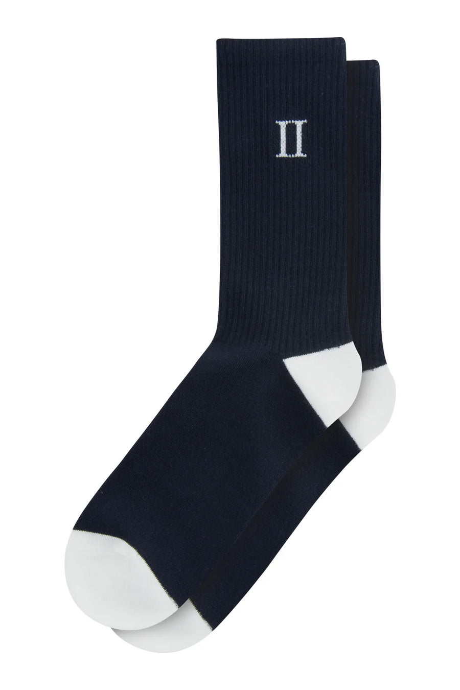 William 2-Pack Socks (Dark Navy/Off White) Les Deux