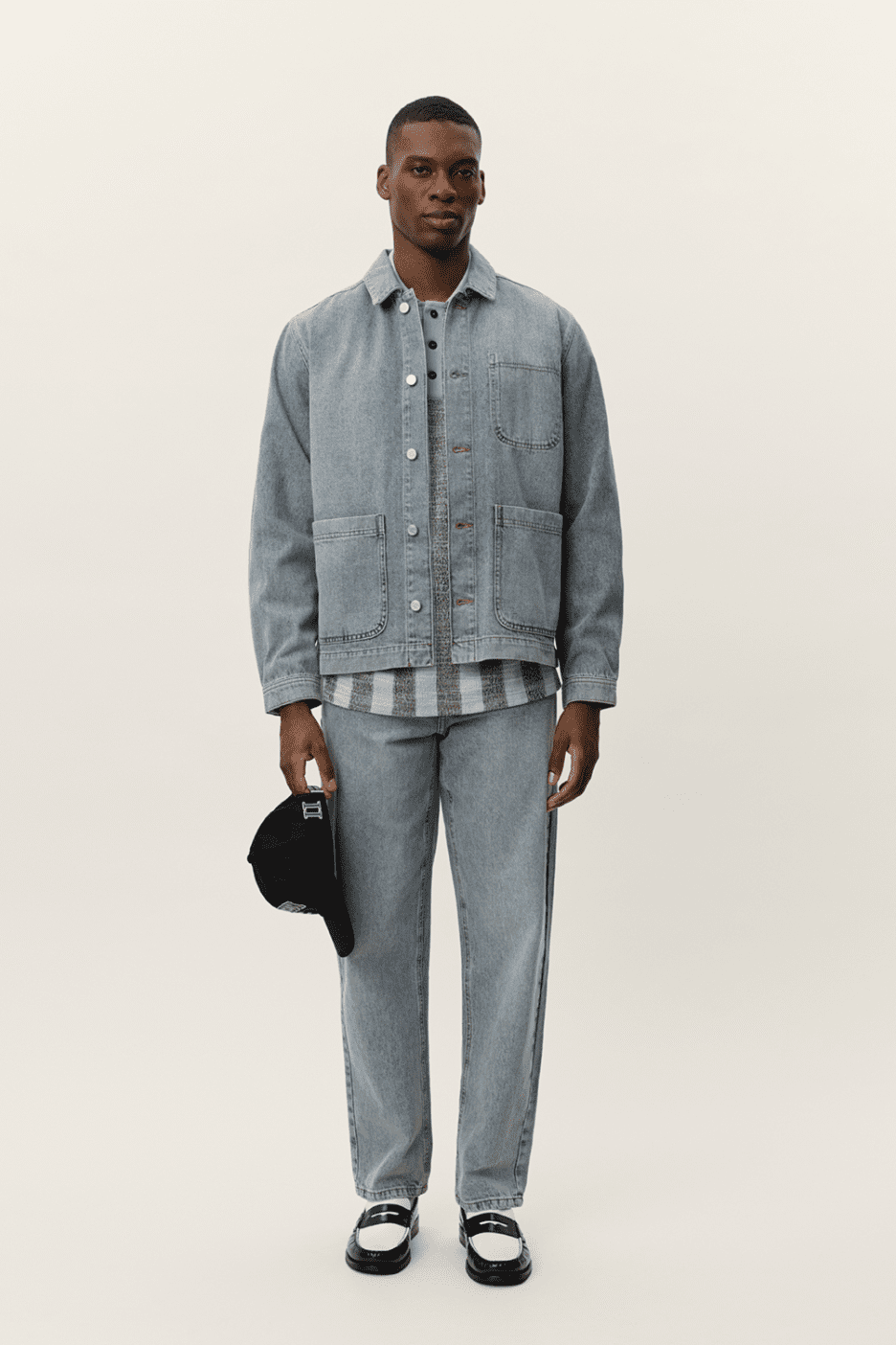 Layton Washed Denim Overshirt Les Deux
