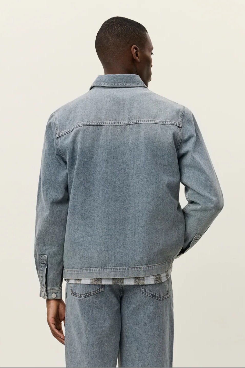 Layton Washed Denim Overshirt Les Deux