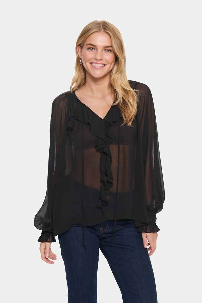 LazieSZ Blouse - Black Saint Tropez