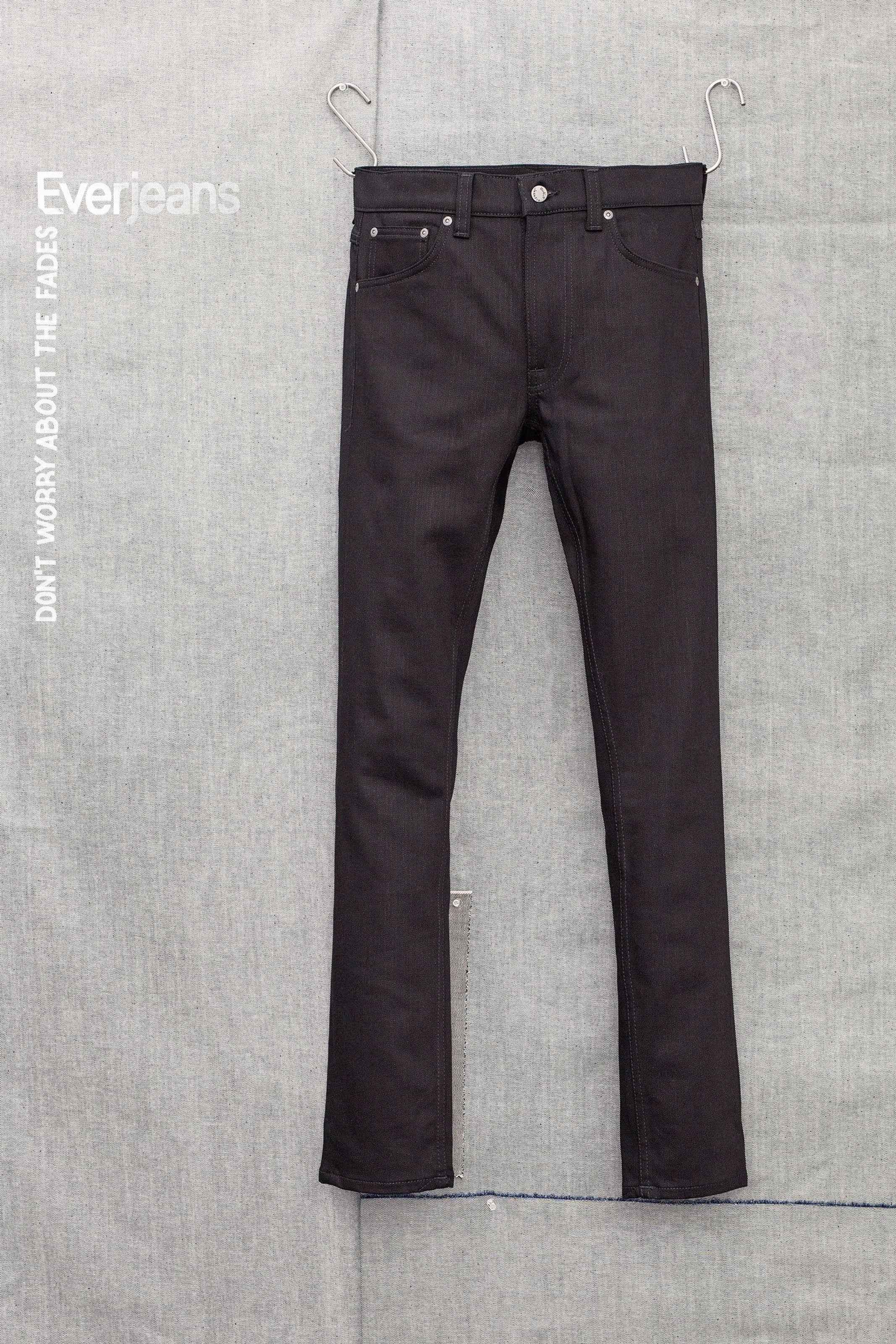 Lean Dean Dry Everblack Nudie Jeans