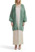 Lee Midi Cardigan Dusty Green Americandreams