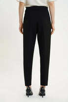 Lee Pleat Pants – Black Residus