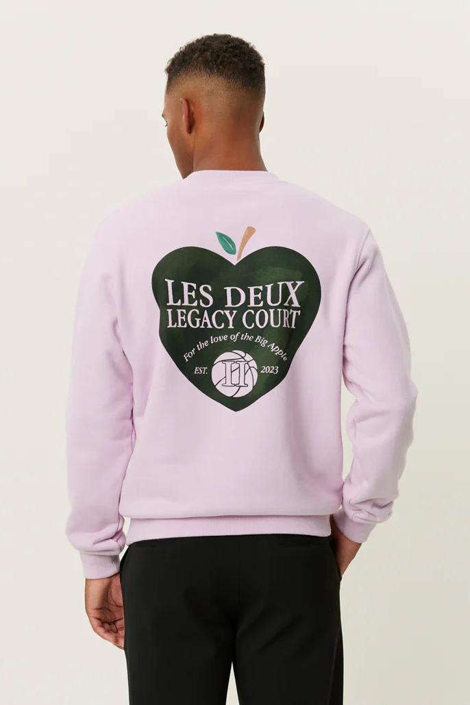 Legacy Court Sweatshirt - Pink Les Deux