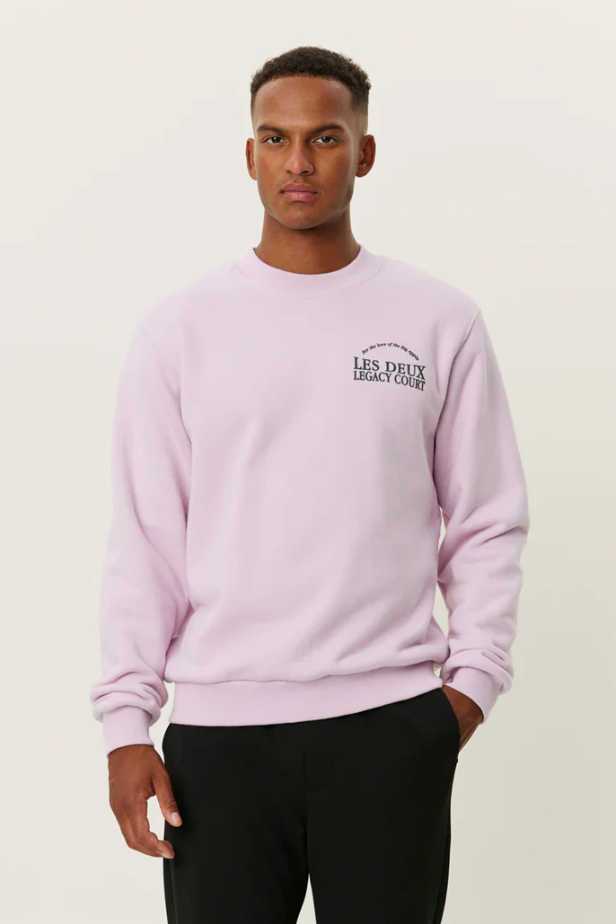 Legacy Court Sweatshirt - Pink Les Deux