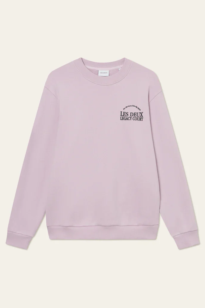 Legacy Court Sweatshirt - Pink Les Deux