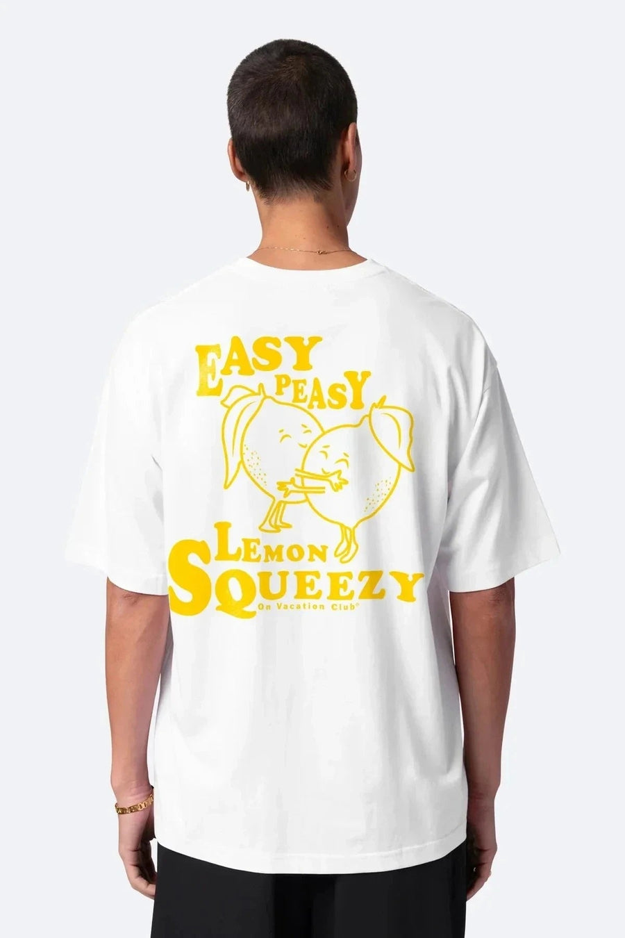 Lemon Squeezy T-Shirt - White On Vacation