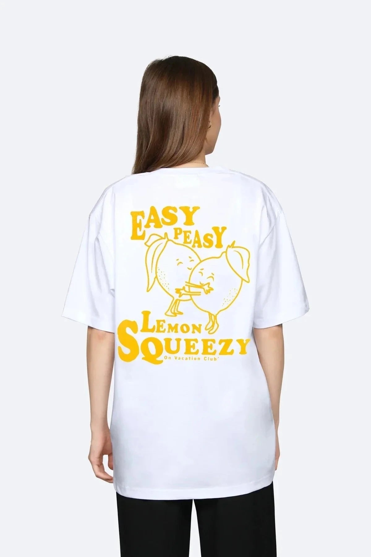 Lemon Squeezy T-Shirt - White On Vacation