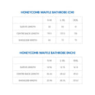 Powder Linen & Cotton Honeycomb Waffle Bathrobe Linen Tales