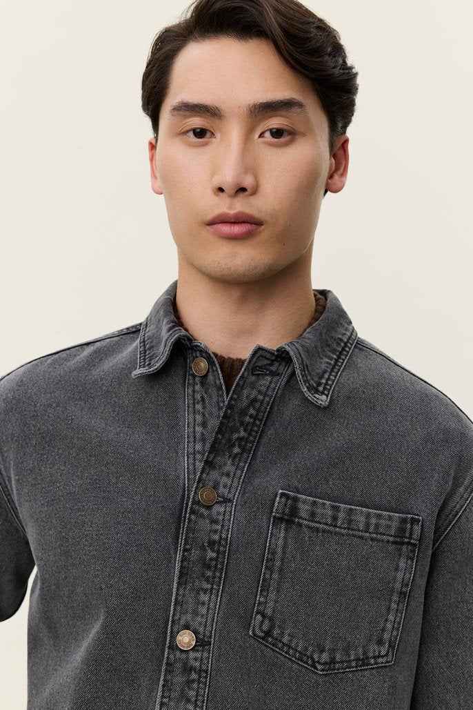 Loan Washed Overshirt Les Deux