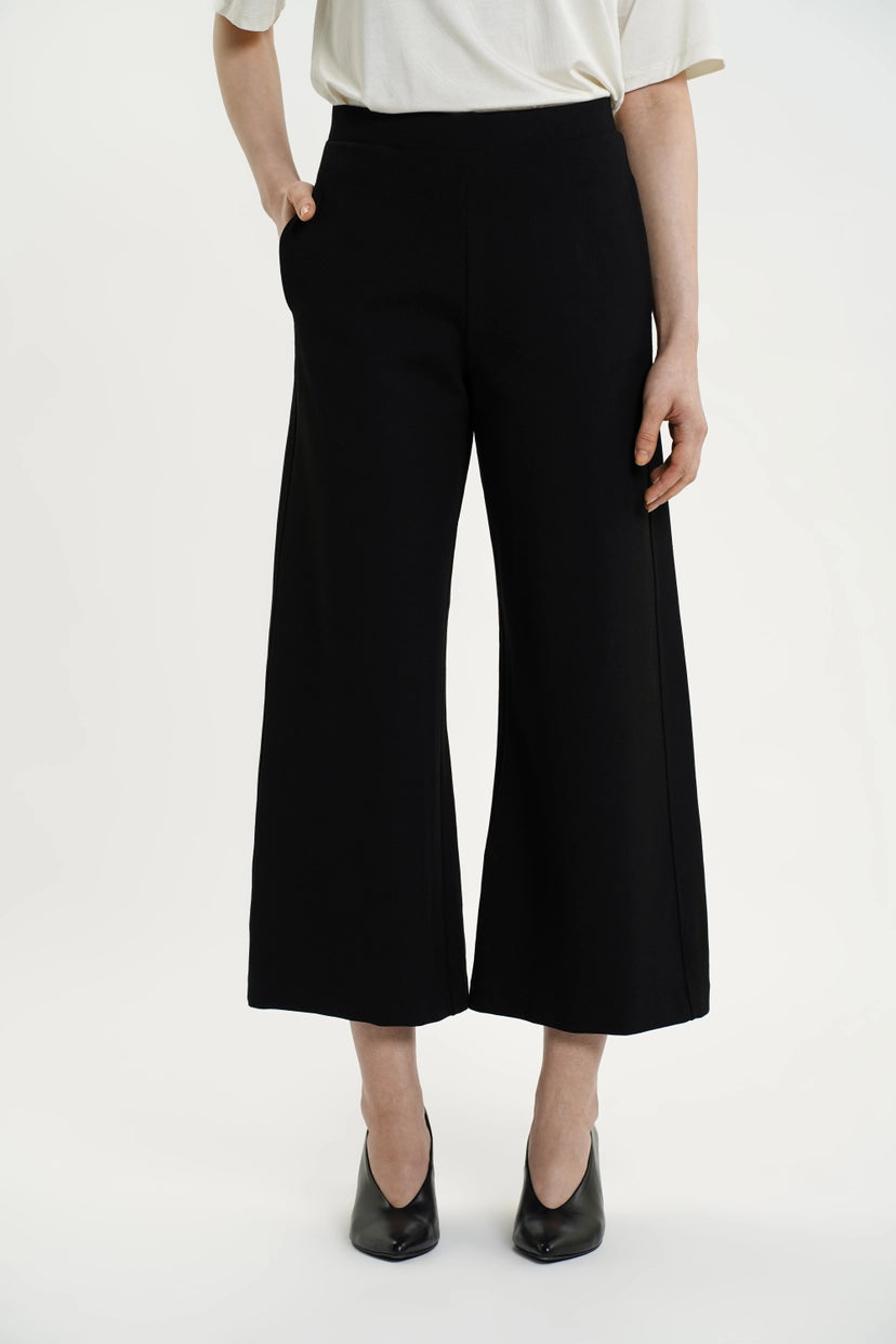 Lottie Wide Pants – Black Residus