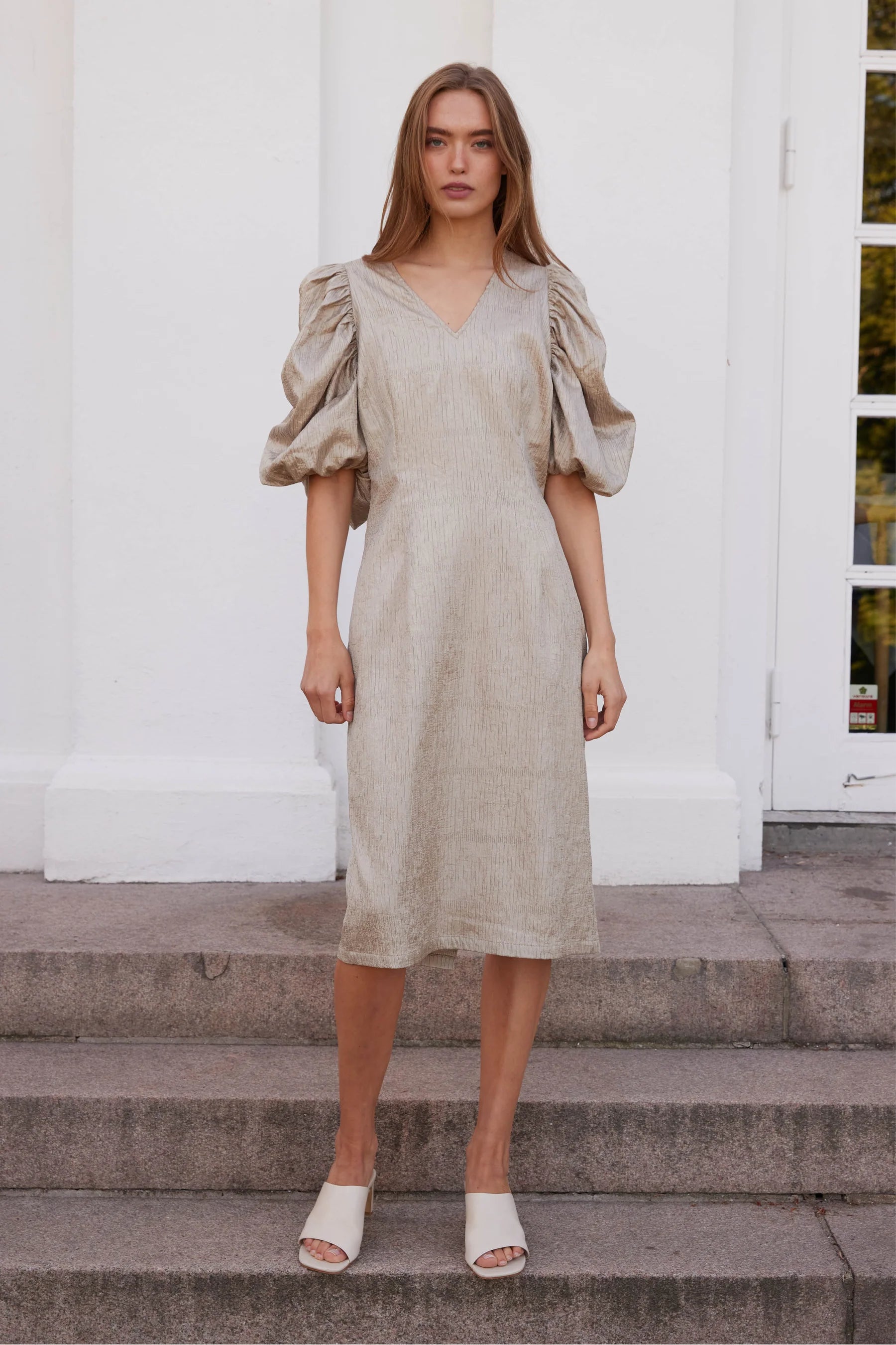 Lyric Dress - Burnt Olive Rue de Femme