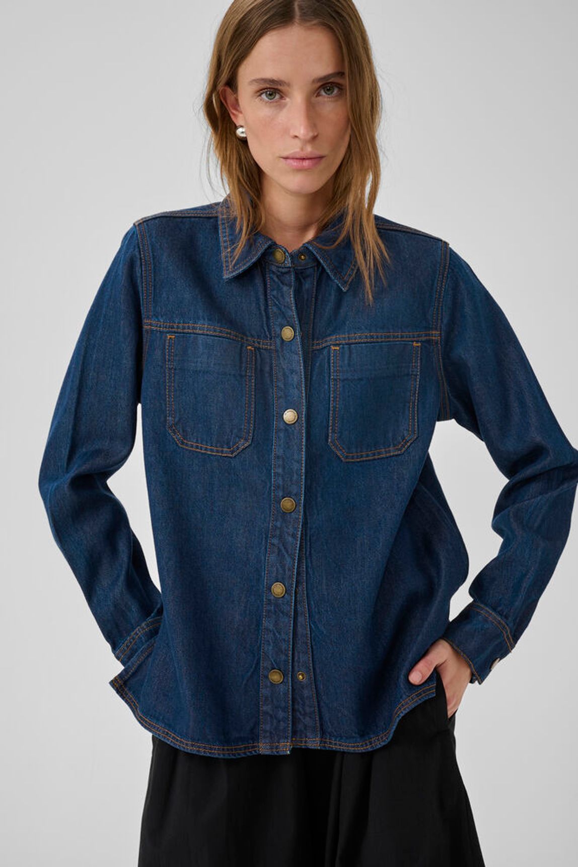 My Essential Wardrobe denim shirt