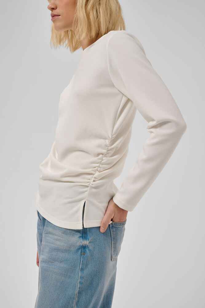 MWHelle Asymmetric Blouse - Snow White