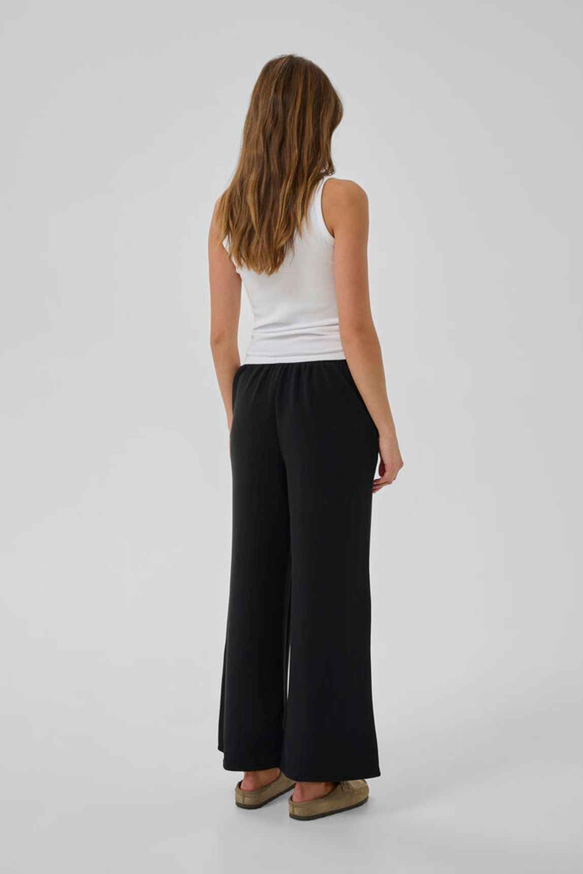 MWHelle Wide Pant - black My Essential Wardrobe