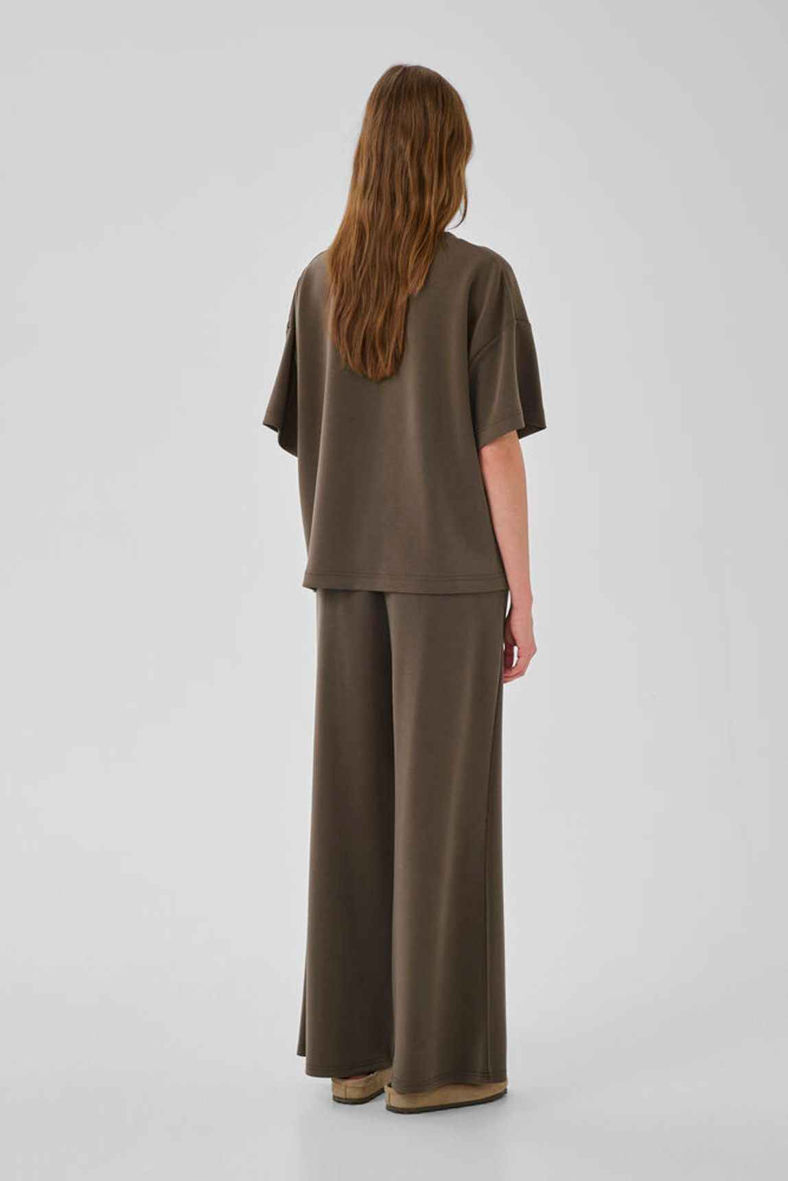MWHelle Wide Pant - Major Brown My Essential Wardrobe