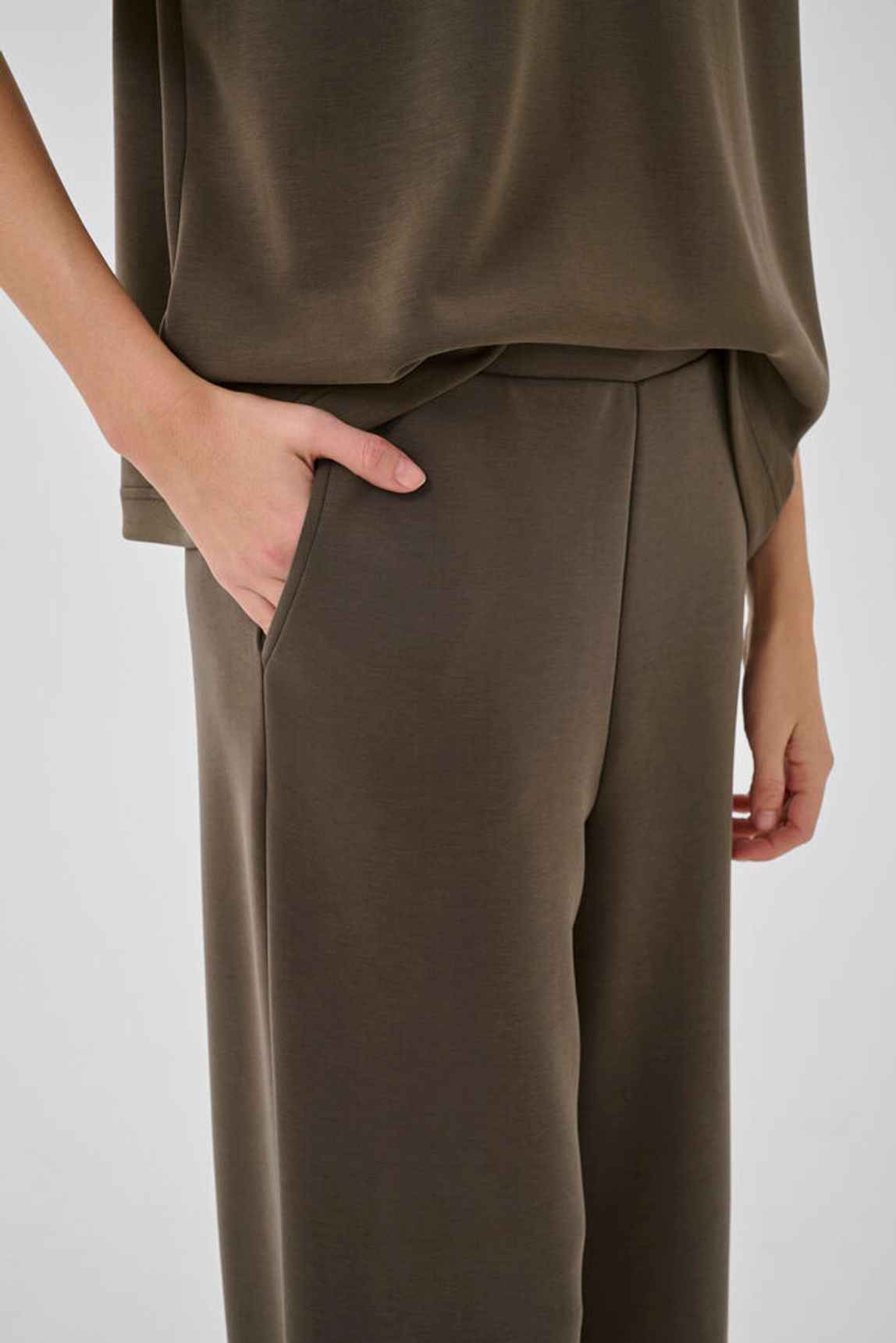 MWHelle Wide Pant - Major Brown My Essential Wardrobe