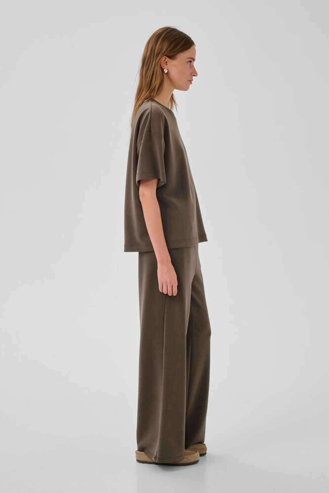 MWHelle Wide Pant - Major Brown My Essential Wardrobe