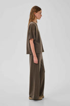 MWHelle Wide Pant - Major Brown My Essential Wardrobe