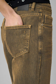 MWLouis 139 High Wide - Amber Retro Wash - Brown My Essential Wardrobe