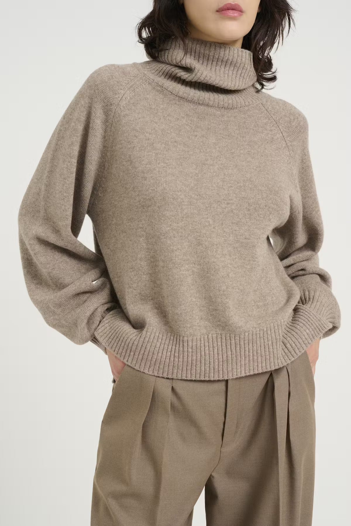 ManziGZ Pullover - Sand Melange Gestuz