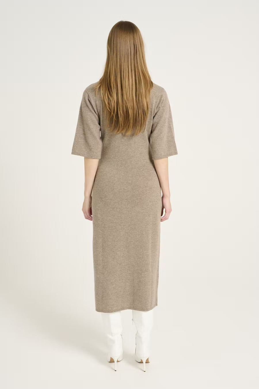 ManziGZ long dress - Sand Melange Gestuz