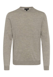 Margrate Merino Pullover - Elephant Skin Melange Matinique